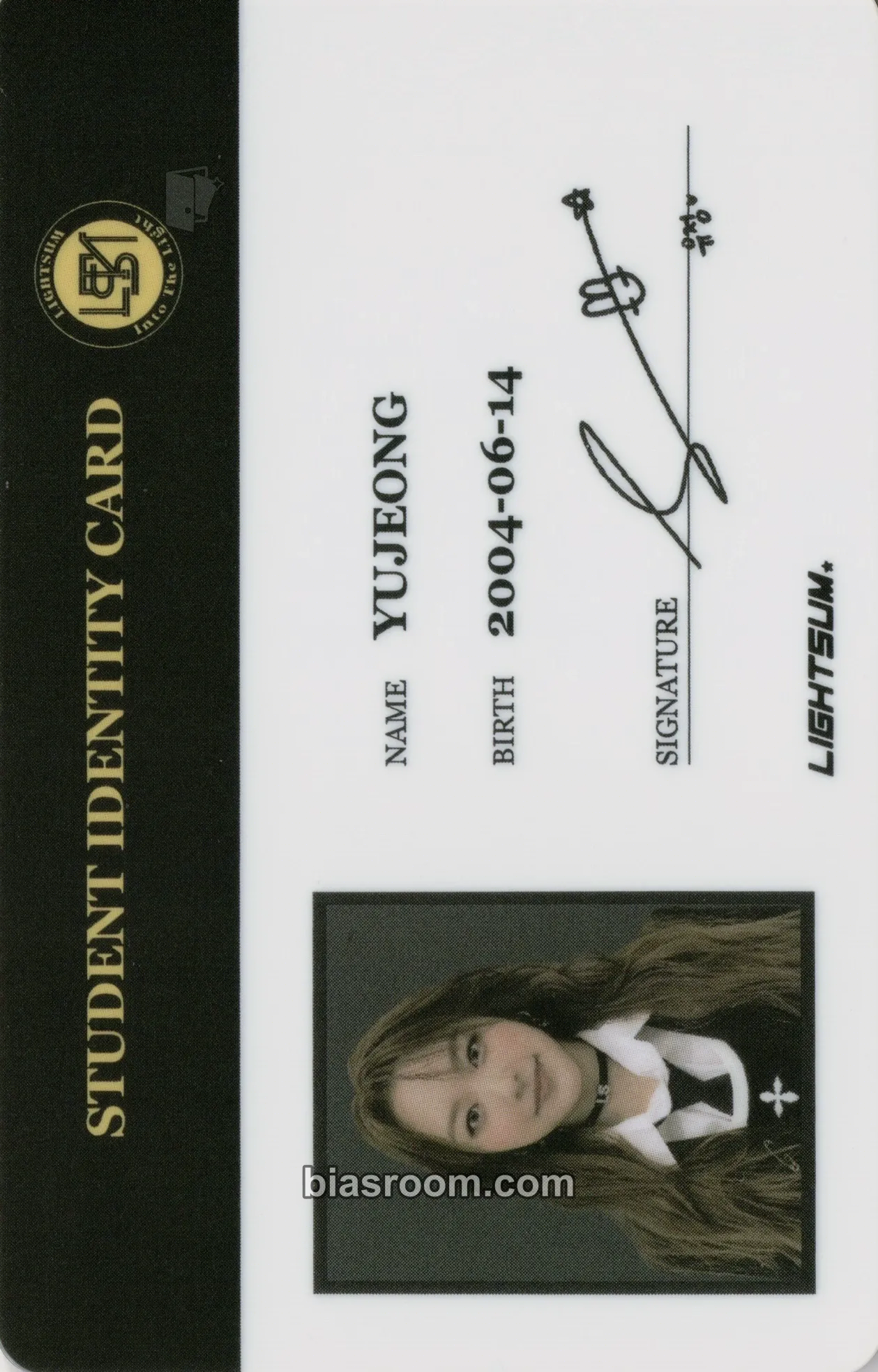 Yujeong Into The Light Photocard - LIGHTSUM - LIGHTSUM K-pop photocard