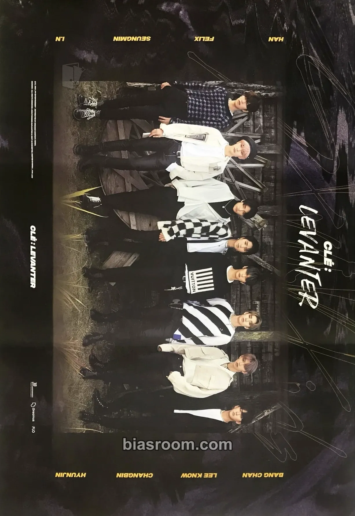 Clé : LEVANTER Photocard - Stray Kids - Stray Kids K-pop photocard