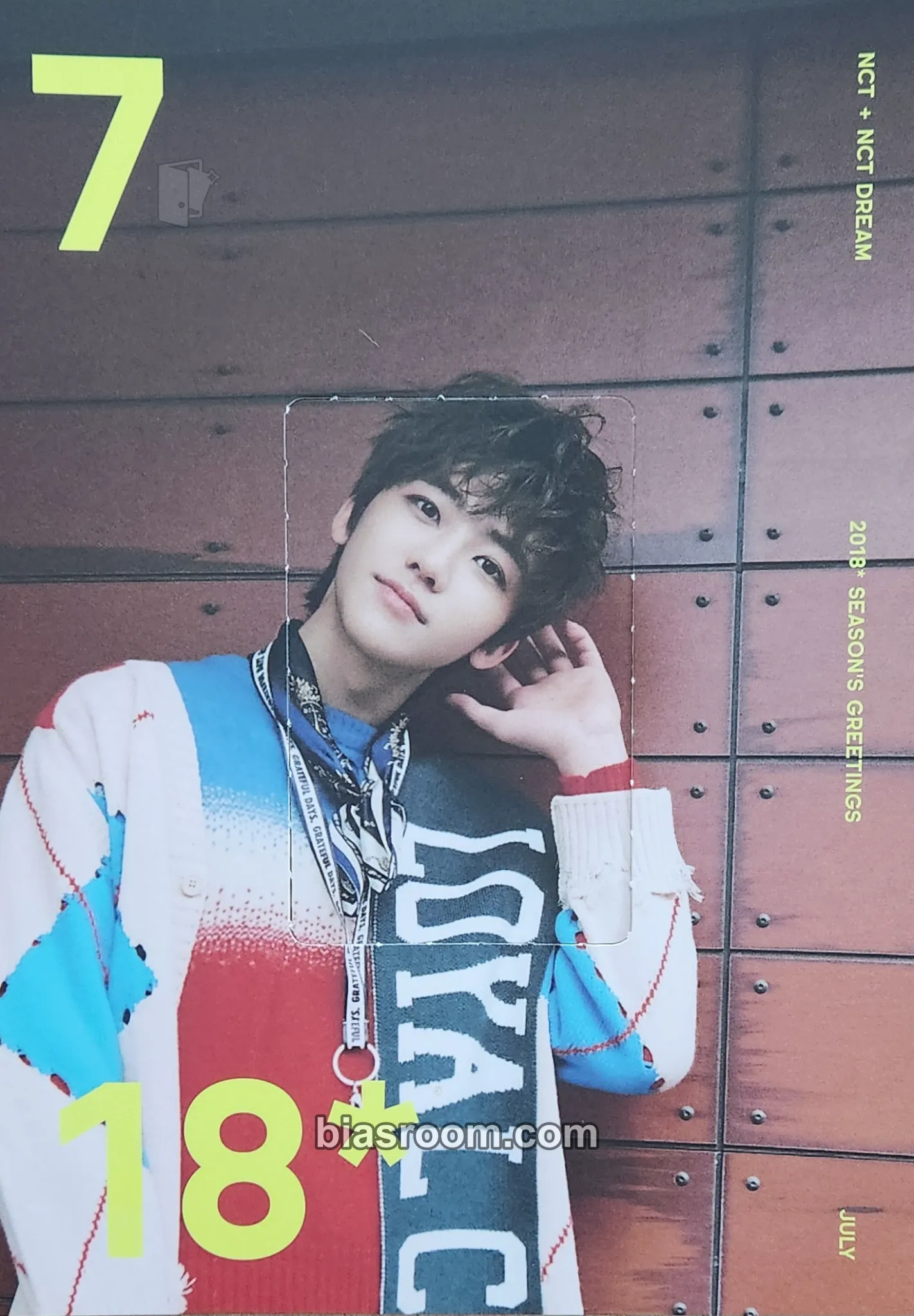 Jaemin 2018 Season’s Greetings Photocard - NCT - NCT K-pop photocard