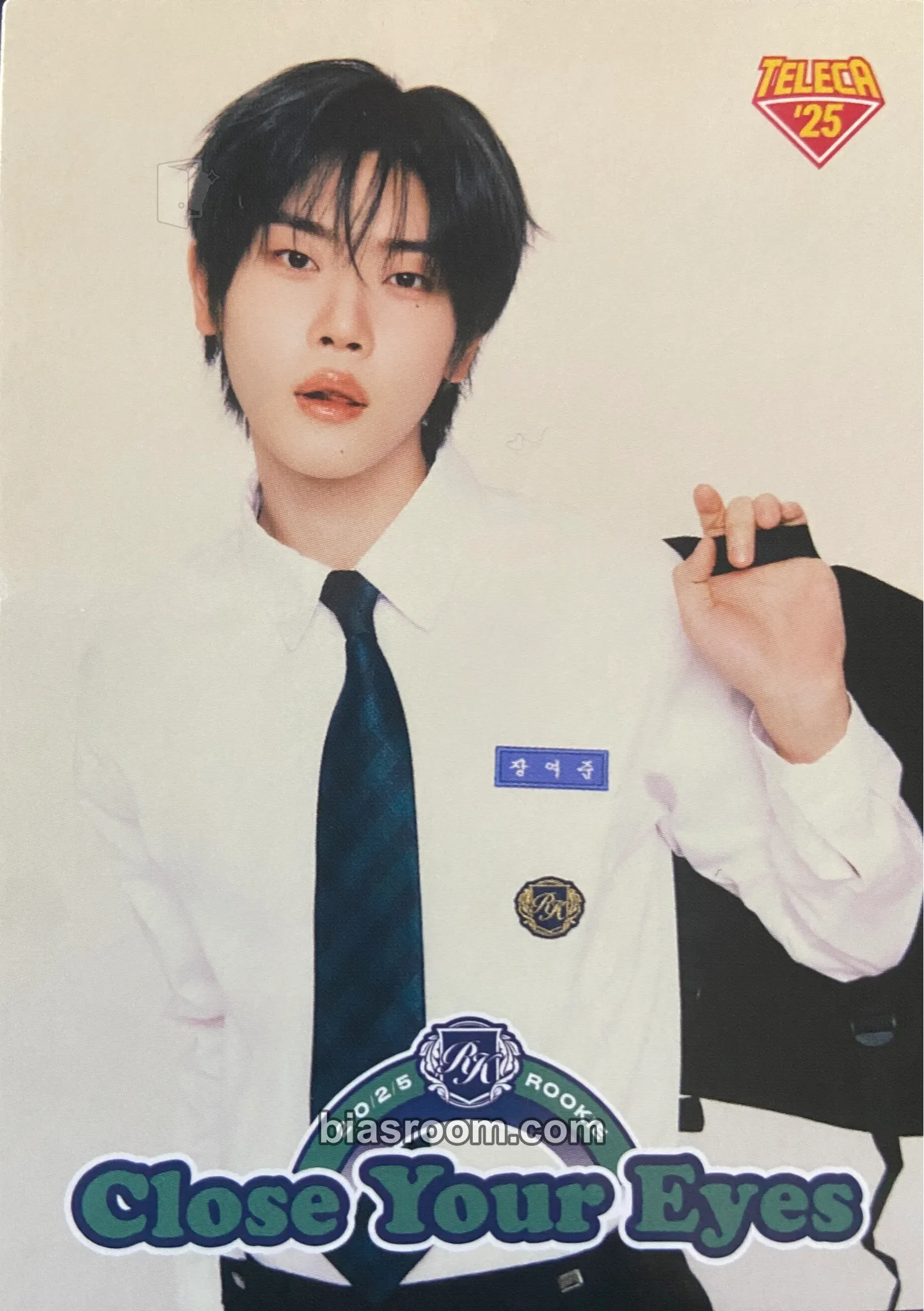 Jang Yeojun TELECA 2025 K-POP ROOKIE COLLECTION CARDS Photocard - CLOSE YOUR EYES - CLOSE YOUR EYES K-pop photocard