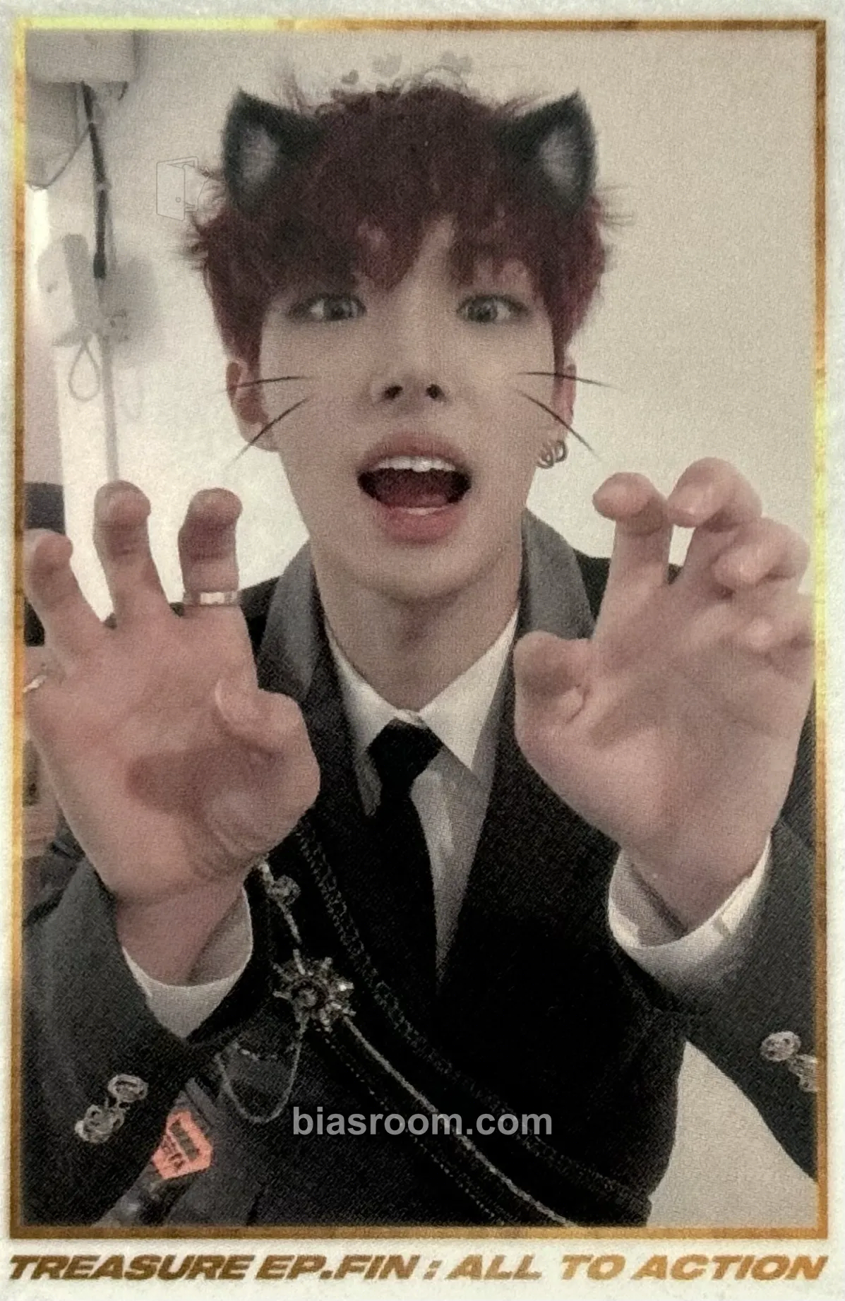 Mingi TREASURE EP.FIN : All To Action Photocard - ATEEZ - ATEEZ K-pop photocard