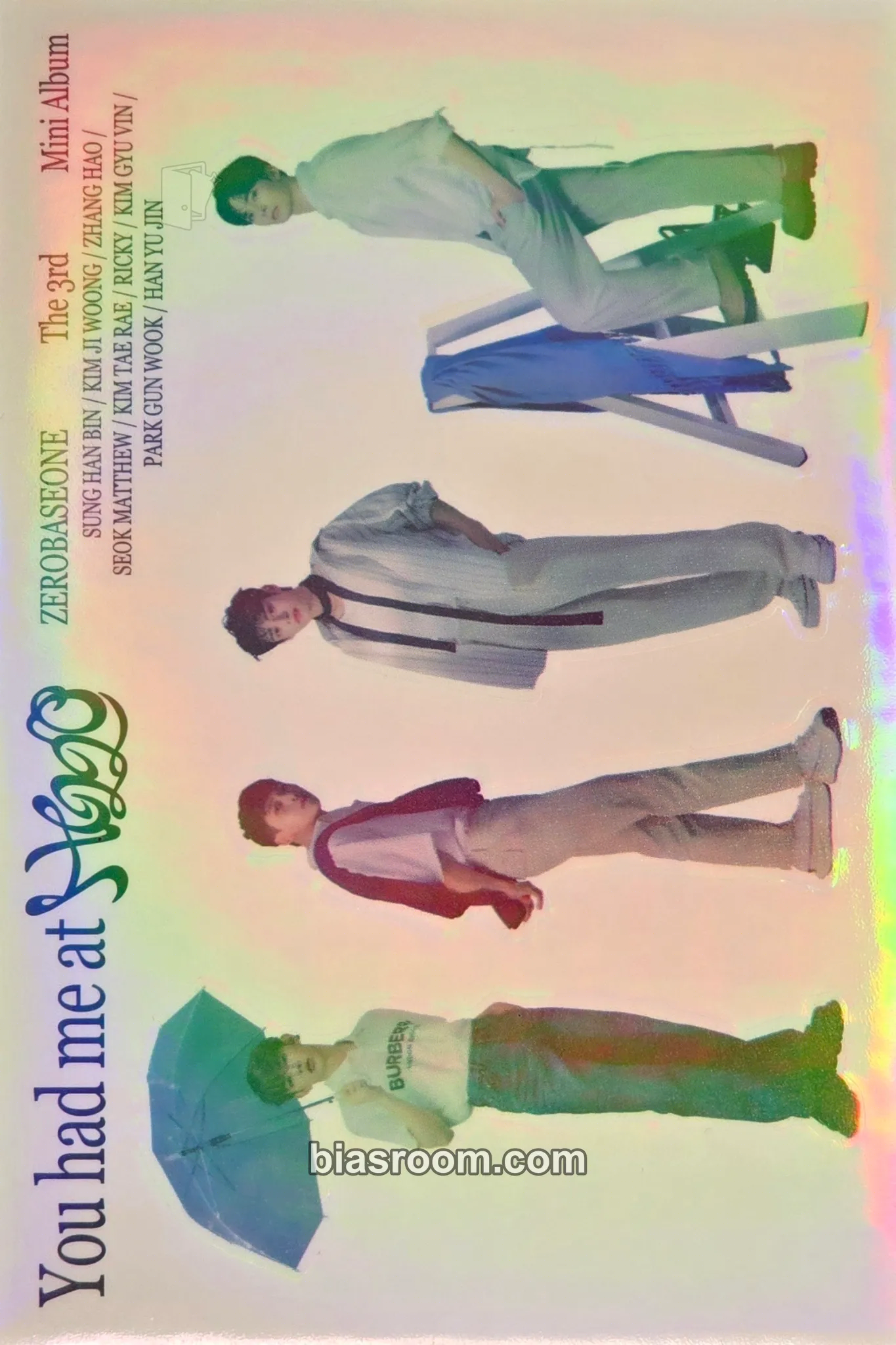 You Had Me at Hello Photocard - ZEROBASEONE - ZEROBASEONE K-pop photocard