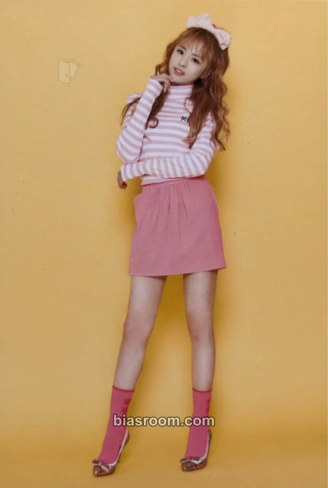 OH MY GIRL - JinE - Pink Ocean Album album photocard double-sided