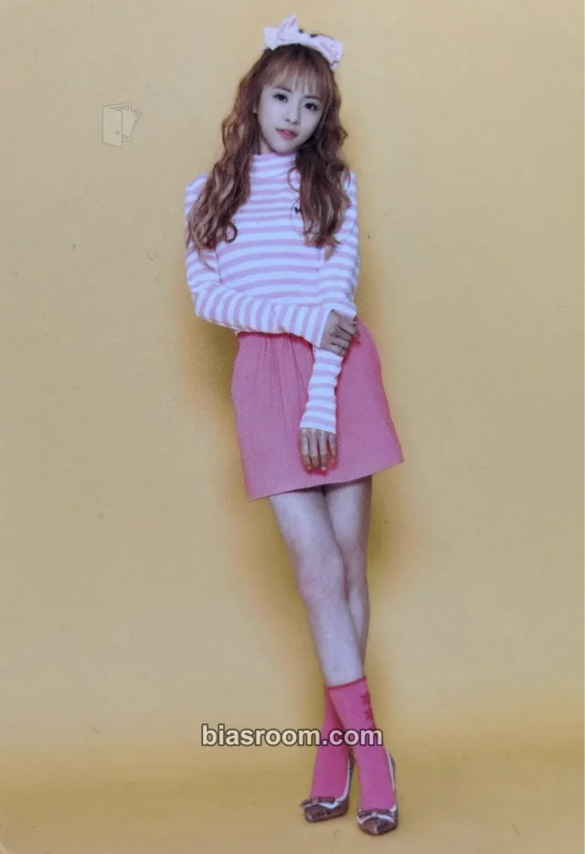 OH MY GIRL - JinE - Pink Ocean Album album photocard double-sided