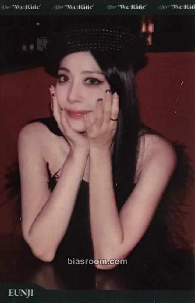 BBGIRLS - Eunji - After 'We Ride' Album transparent album photocard