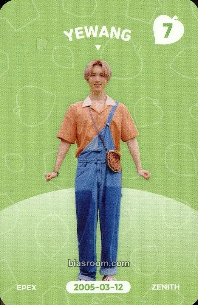 Yewang EPEX OFFICIAL FANCLUB 1ST ZENITH Photocard - EPEX - EPEX K-pop photocard