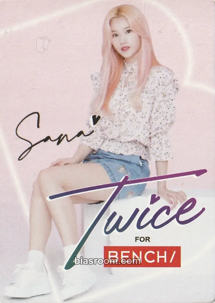 Sana Twice x Bench Philippines Photocard - TWICE - TWICE K-pop photocard