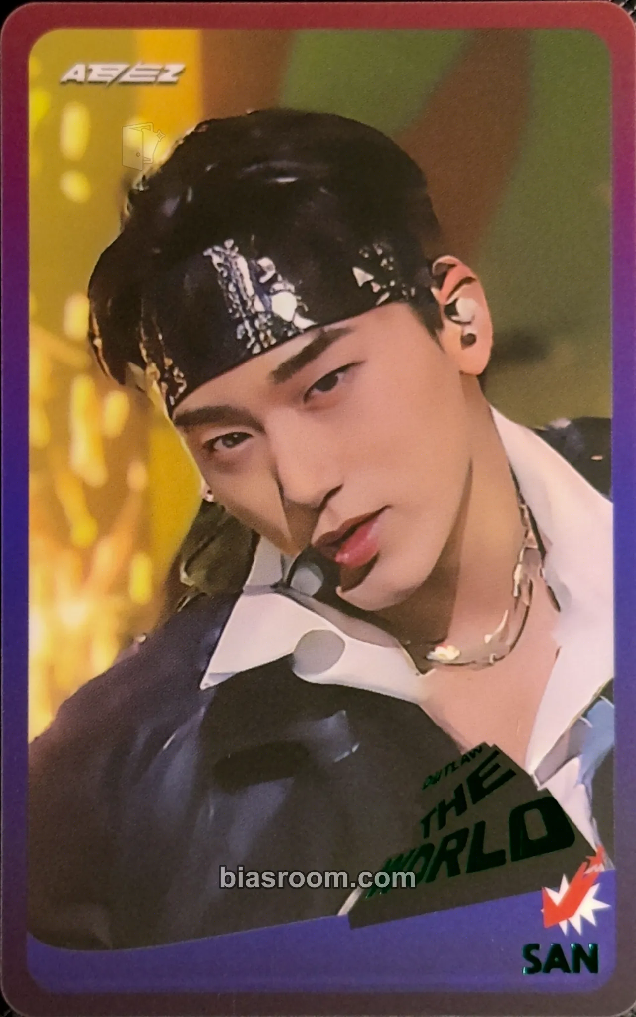 San Higher Timepiece × ATEEZ Photocard - ATEEZ - ATEEZ K-pop photocard