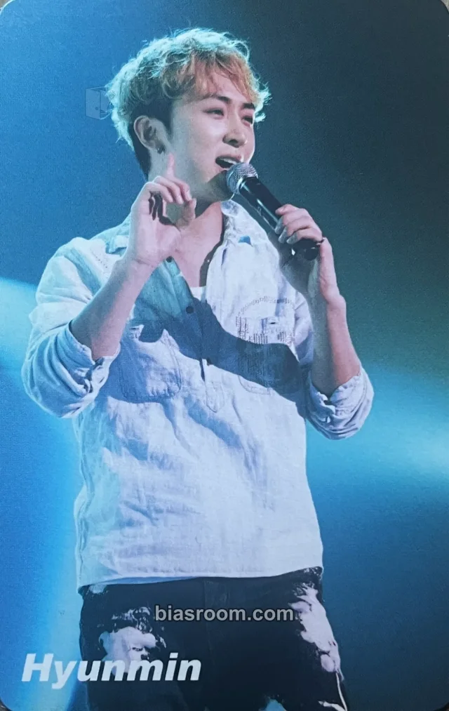 The Boss - Hyunmin - Summer Magic Live 2012 Event trading card concert exclusive