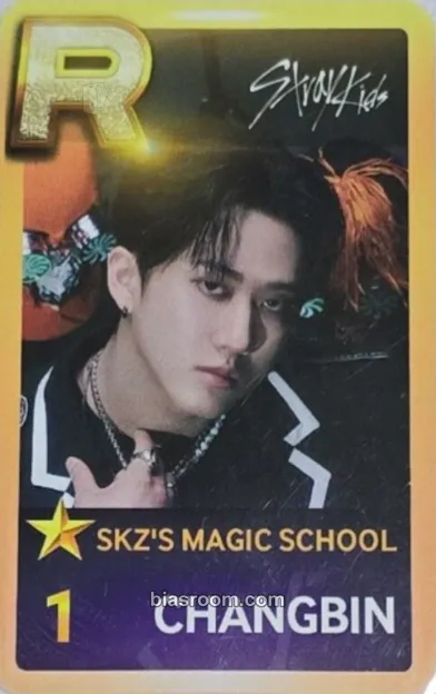 Changbin 4th Fanmeeting - SKZ's Magic School Photocard - Stray Kids - Stray Kids K-pop photocard