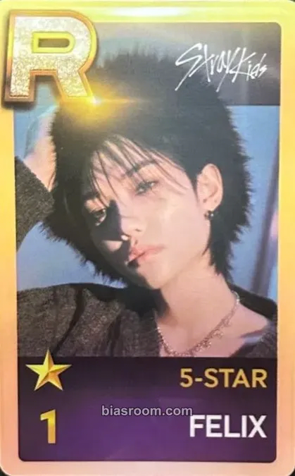 Felix 5-Star Dome Tour 2023 Photocard - Stray Kids - Stray Kids K-pop photocard