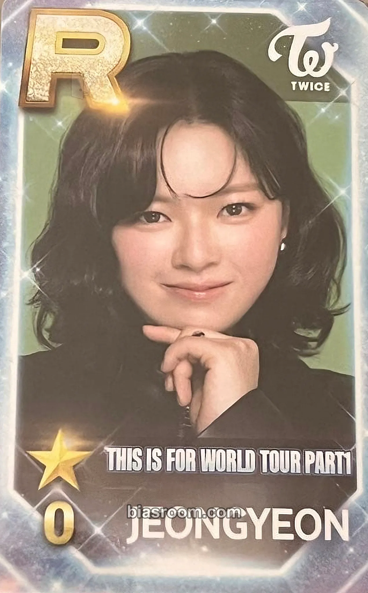 Jeongyeon TWICE x SuperStar JYPNATION Photocard - TWICE - TWICE K-pop photocard