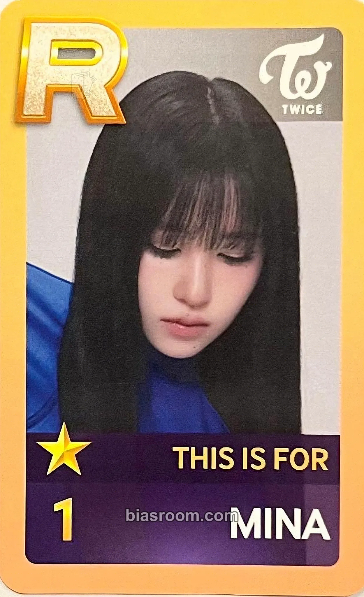 Mina TWICE x SuperStar JYPNATION Photocard - TWICE - TWICE K-pop photocard