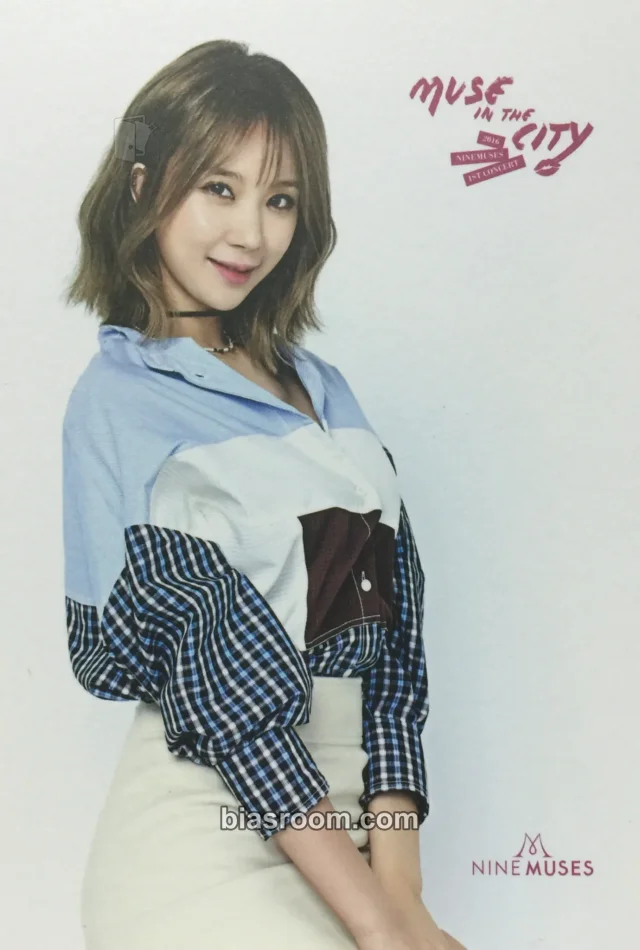 9MUSES - Euaerin - 9muses 1st Concert: Muse in the City Event postcard concert benefit