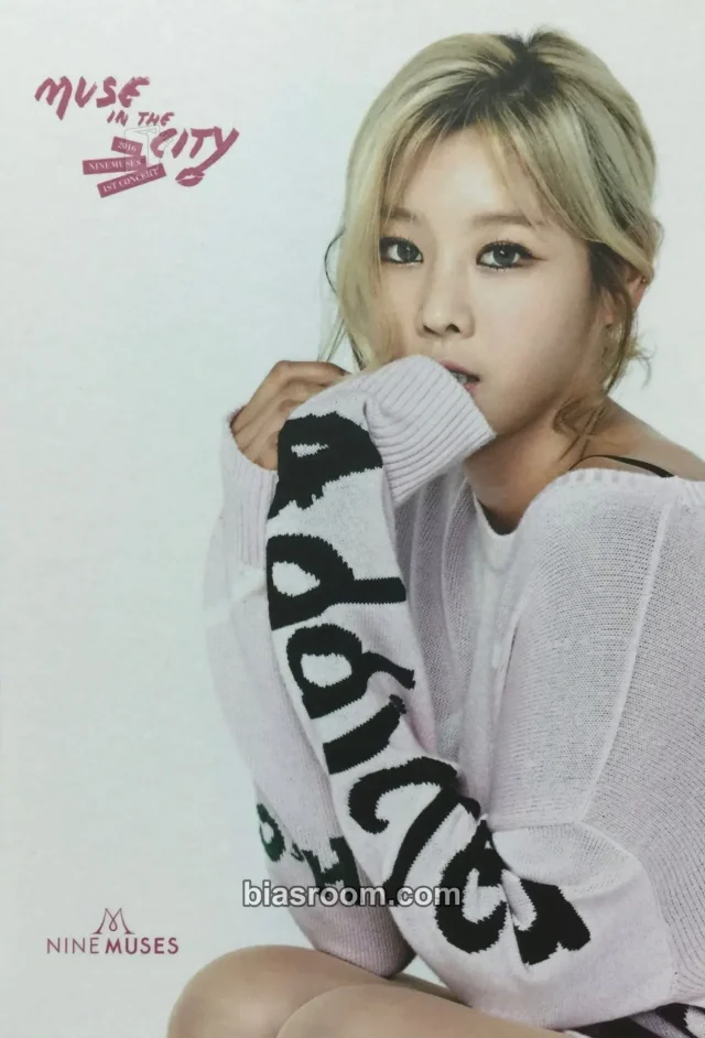 9MUSES - Sungah - 9muses 1st Concert: Muse in the City Event postcard concert benefit
