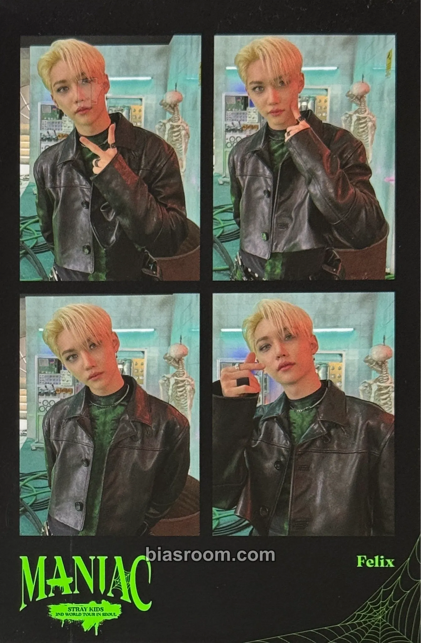 Felix Maniac World Tour Photocard - Stray Kids - Stray Kids K-pop photocard