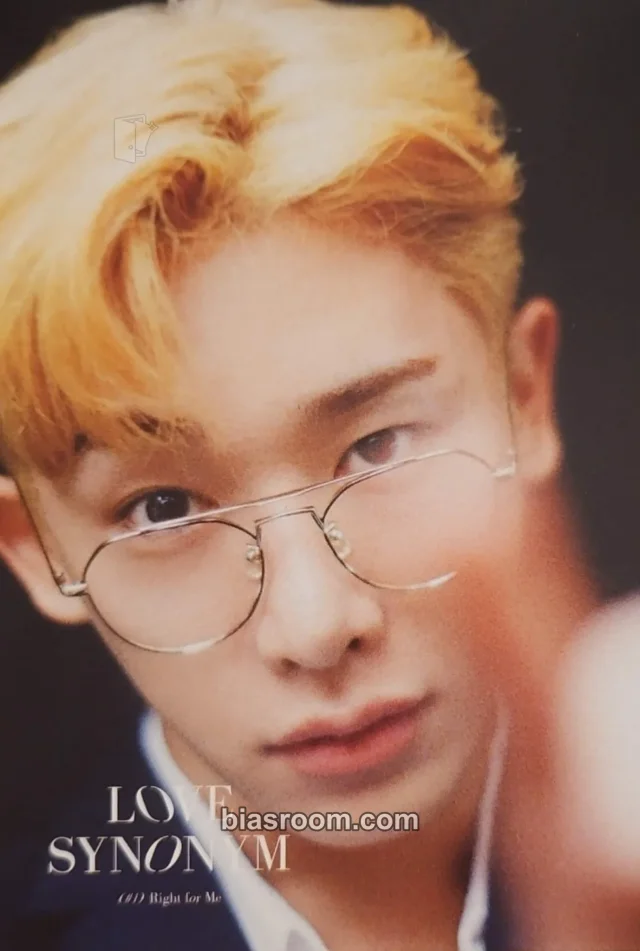 Wonho - Wonho - Love Synonym #1: Right for Me Album album inclusion first press only postcard