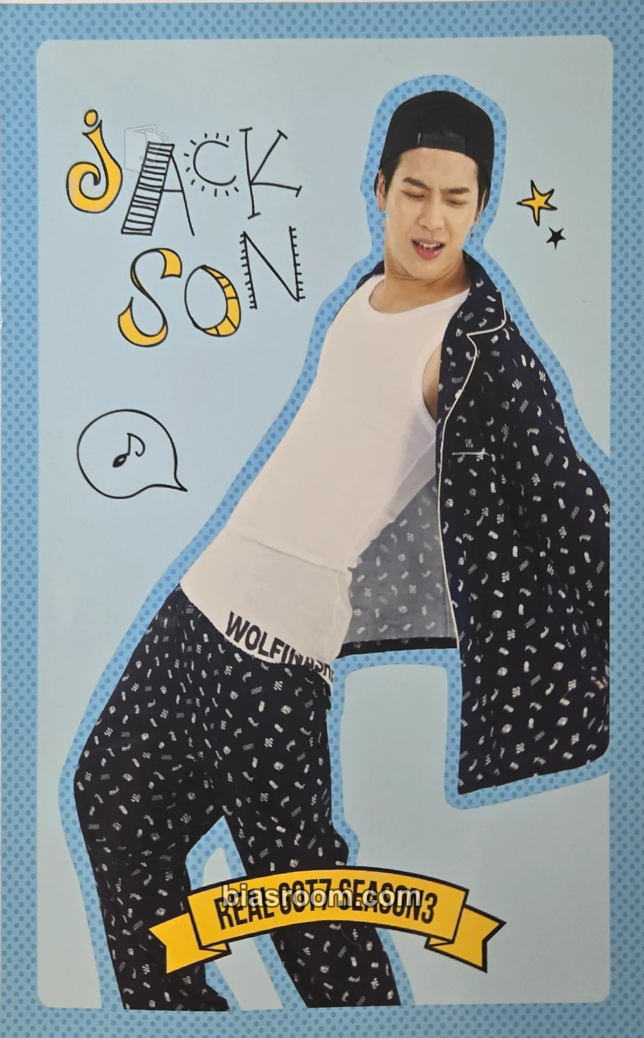 Jackson Real Got7 Season 3 DVD Photocard - GOT7 - GOT7 K-pop photocard
