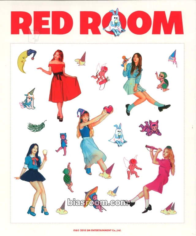 Red Velvet - Red Room: Red Velvet First Concert Event sticker sheet merch inclusion