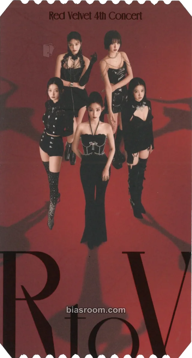 Red Velvet - Red Velvet 4th Concert : R to V Event AR ticket merch inclusion