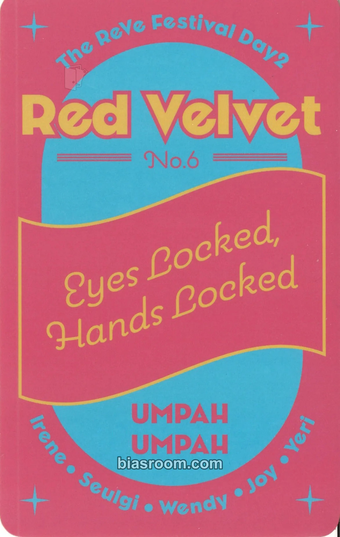 Irene The ReVe Festival: Day 2 Photocard - Red Velvet - Red Velvet K-pop photocard