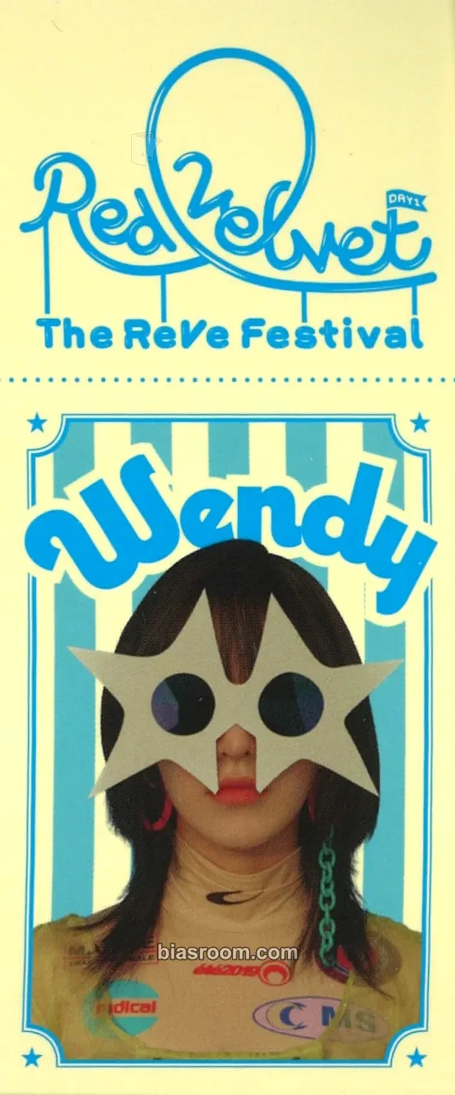 Red Velvet - Wendy - The ReVe Festival: Day 1 Album ticket album inclusion magic kit
