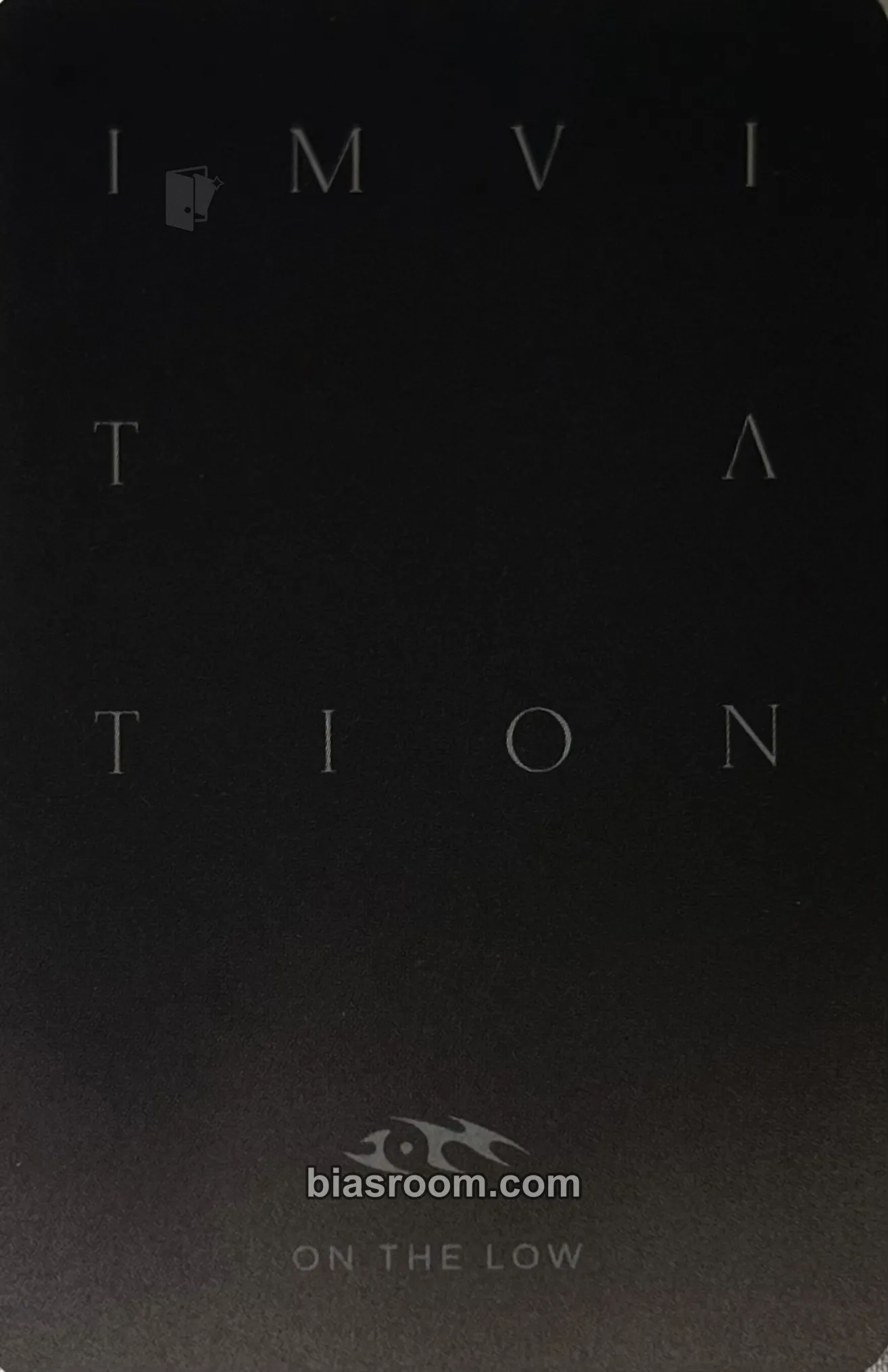 I.M IMVITATION - on the low Pop-Up Invitation - I.M Photocard