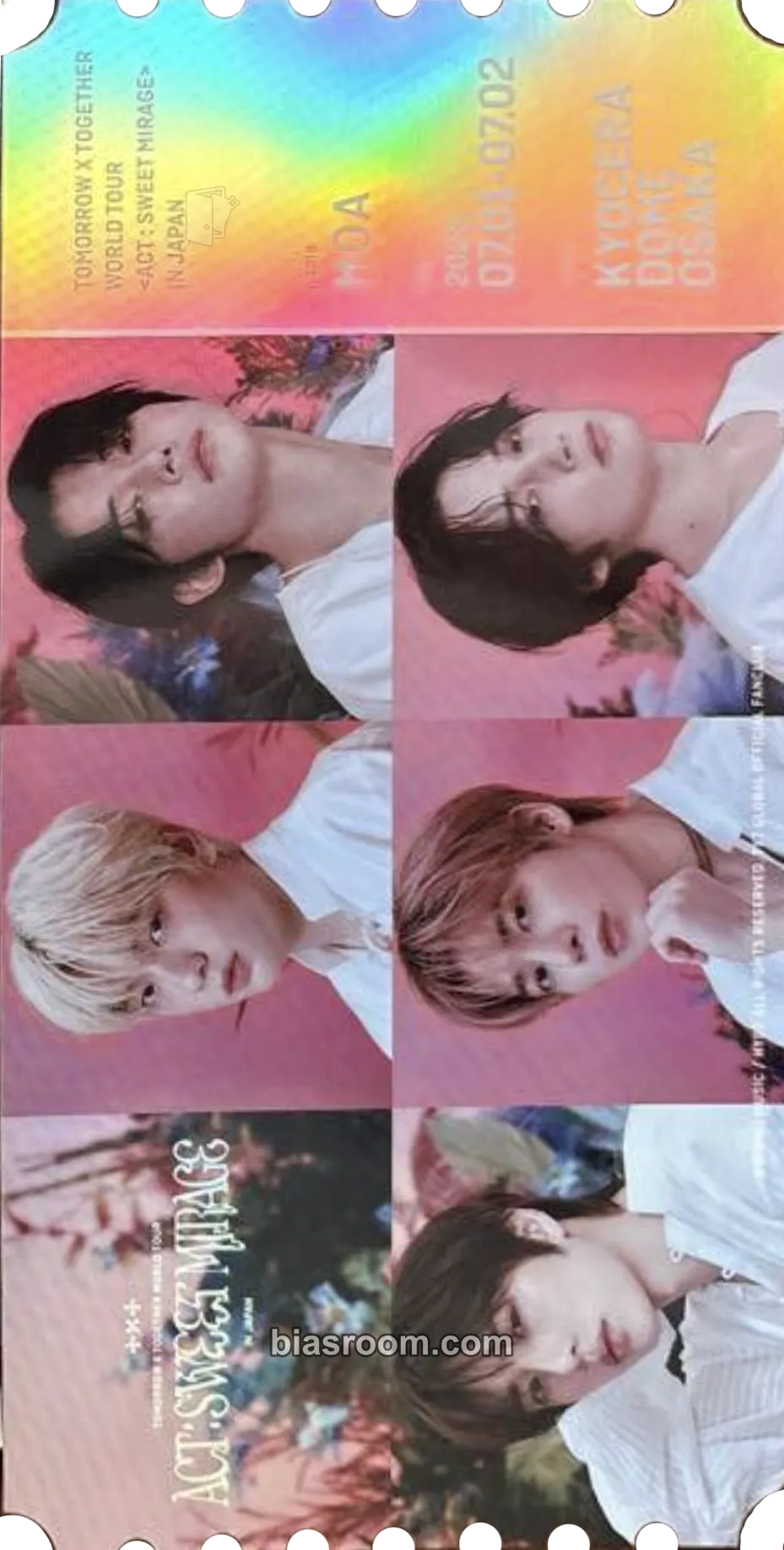 Act: Sweet Mirage Photocard - TOMORROW X TOGETHER - TOMORROW X TOGETHER K-pop photocard