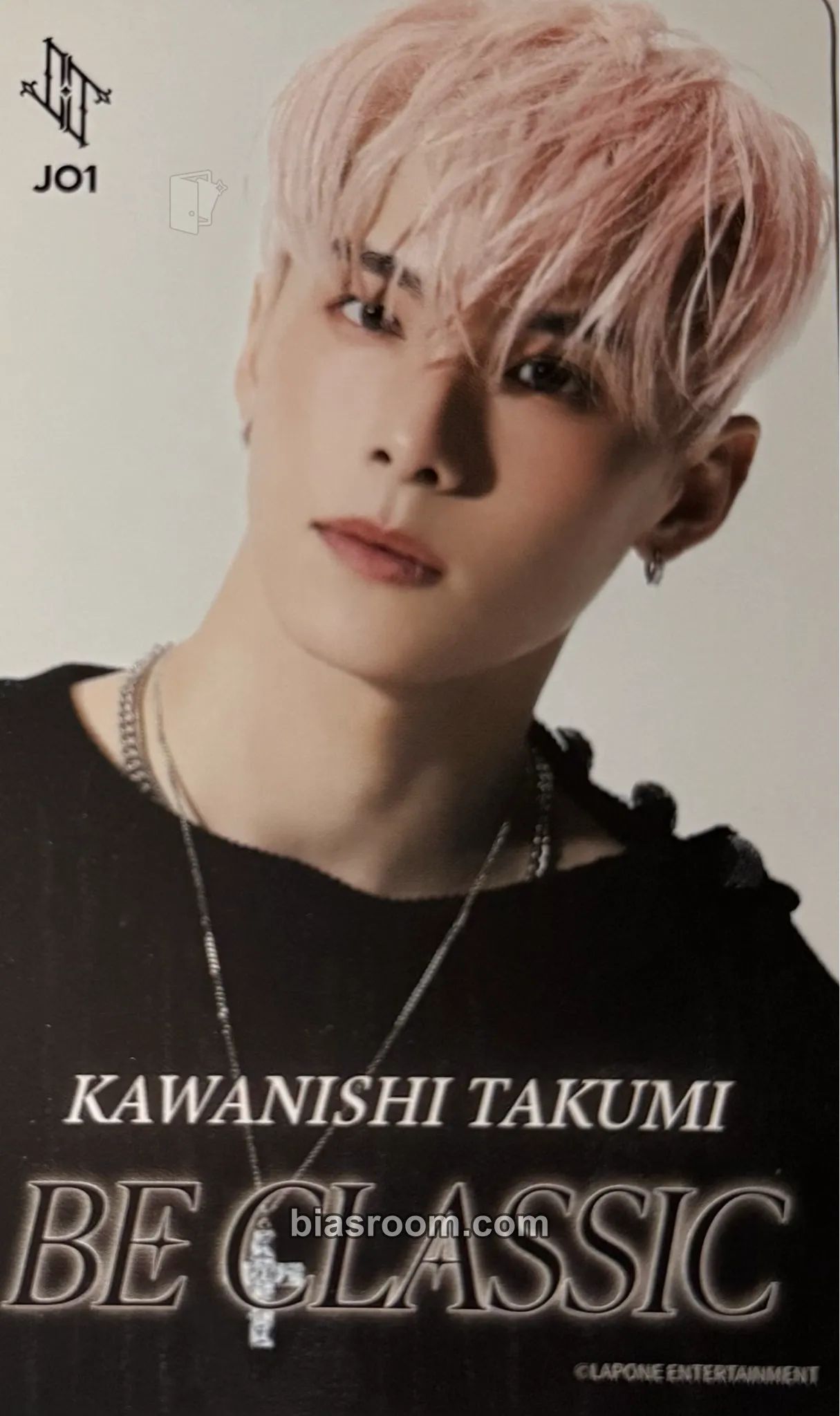 Takumi Kawanishi BE CLASSIC Photocard - JO1 - JO1 K-pop photocard