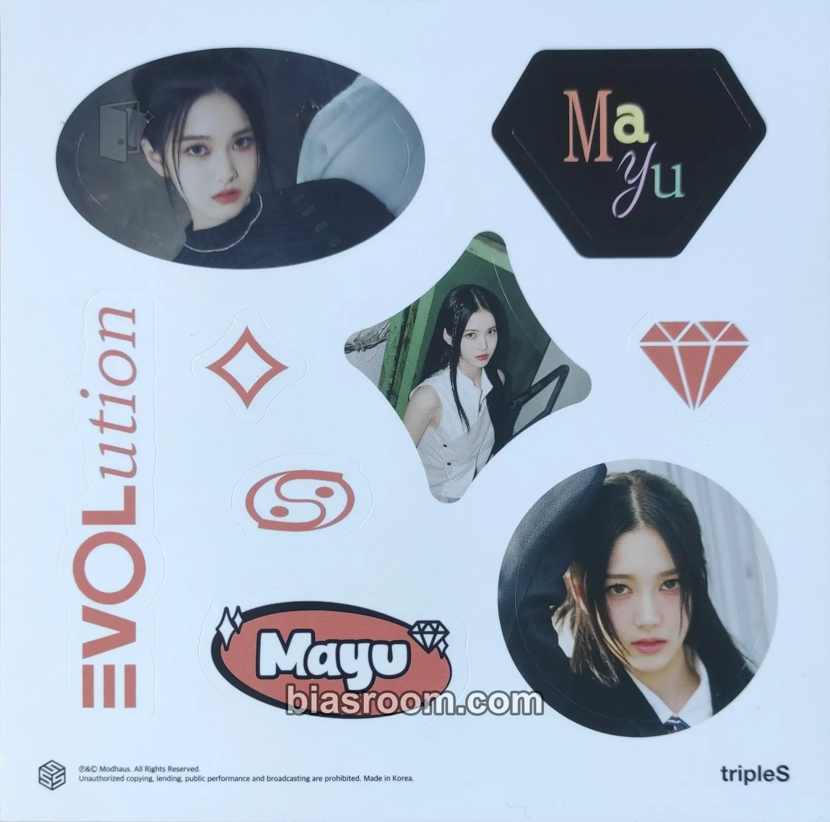 Mayu Mujuk Photocard - tripleS - tripleS K-pop photocard