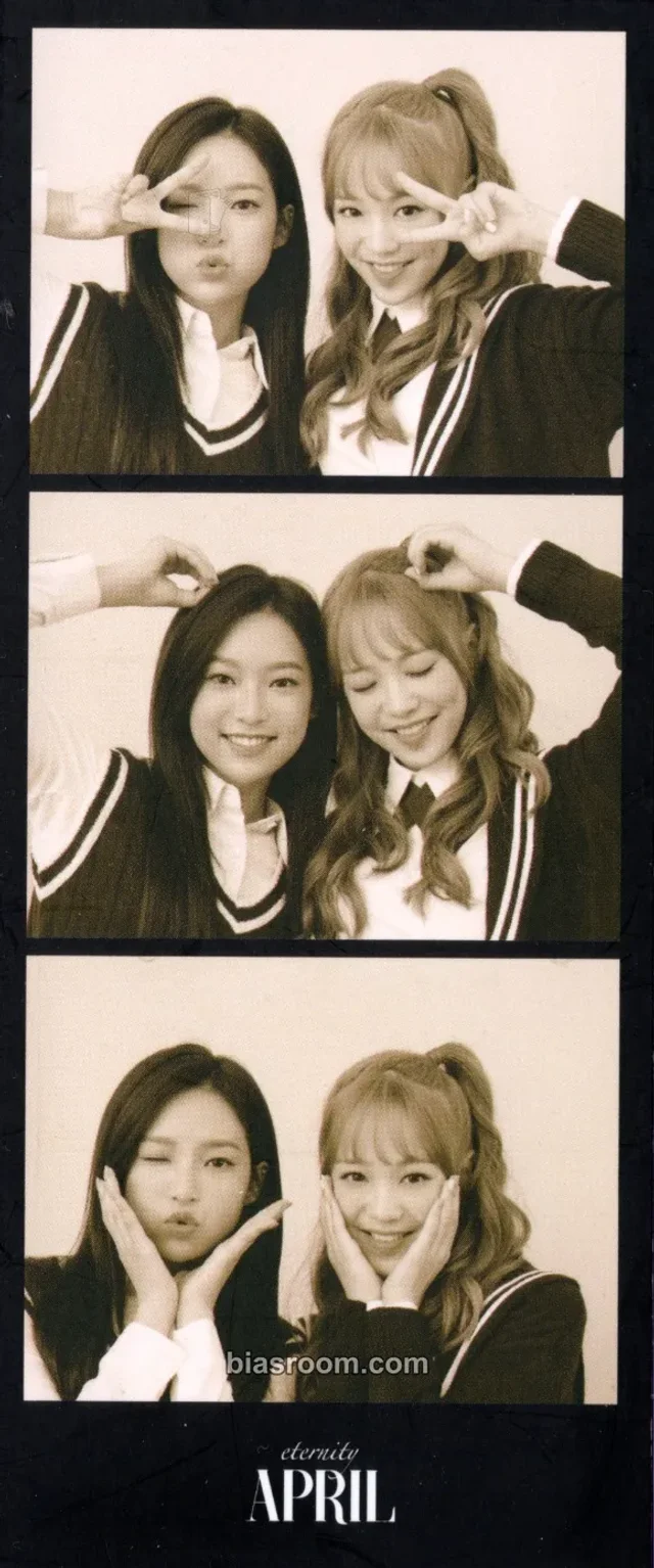 APRIL - Rachel & Yena - Eternity Album 3 cut photo album inclusion