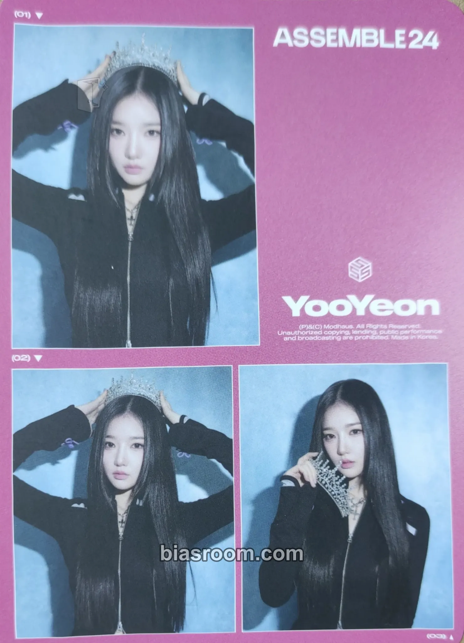 Yooyeon Assemble24 Photocard - tripleS - tripleS K-pop photocard