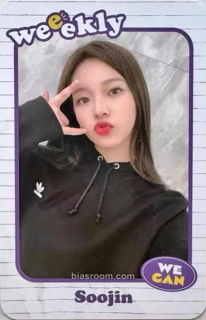 Soojin We Can Photocard - Weeekly - Weeekly K-pop photocard