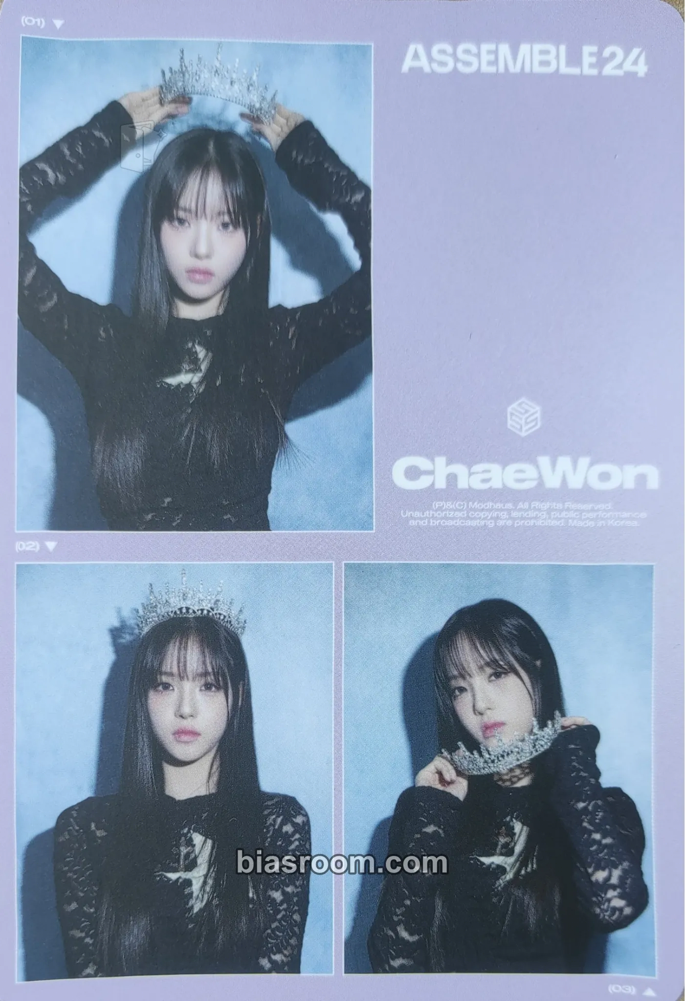 Chaewon Assemble24 Photocard - tripleS - tripleS K-pop photocard