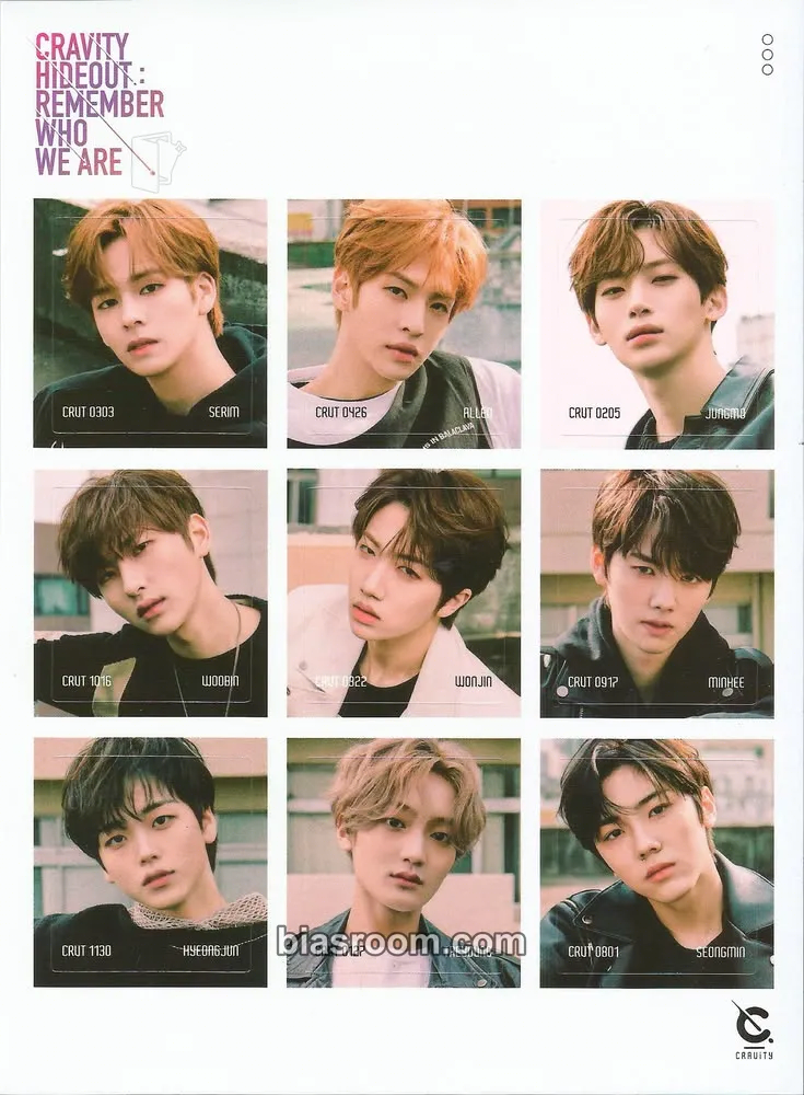 HIDEOUT: REMEMBER WHO WE ARE - SEASON 1 Photocard - CRAVITY - CRAVITY K-pop photocard