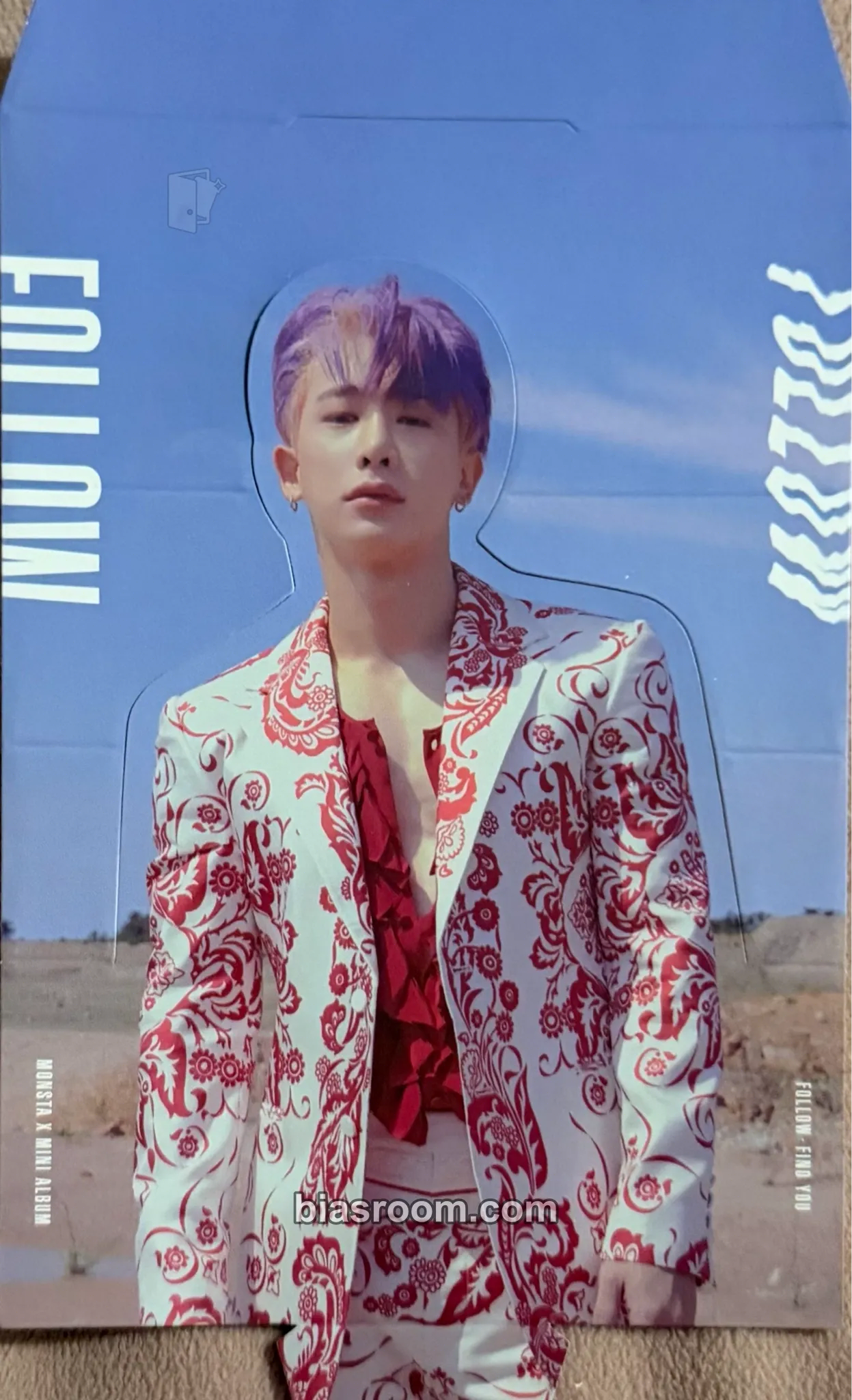 Wonho Follow - Find You Photocard - MONSTA X - MONSTA X K-pop photocard