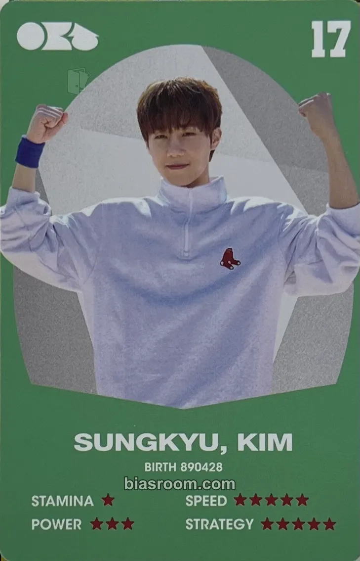 Sungkyu 2025 Season's Greetings Photocard - INFINITE - INFINITE K-pop photocard