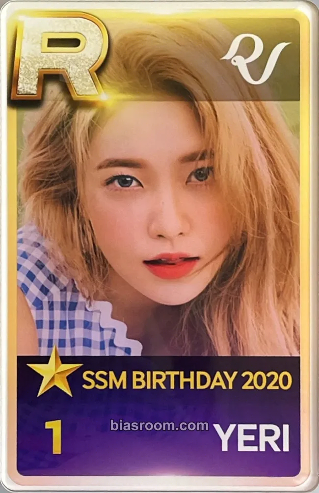 Yeri SuperStar Pop-Ups Photocard - Red Velvet - Red Velvet K-pop photocard