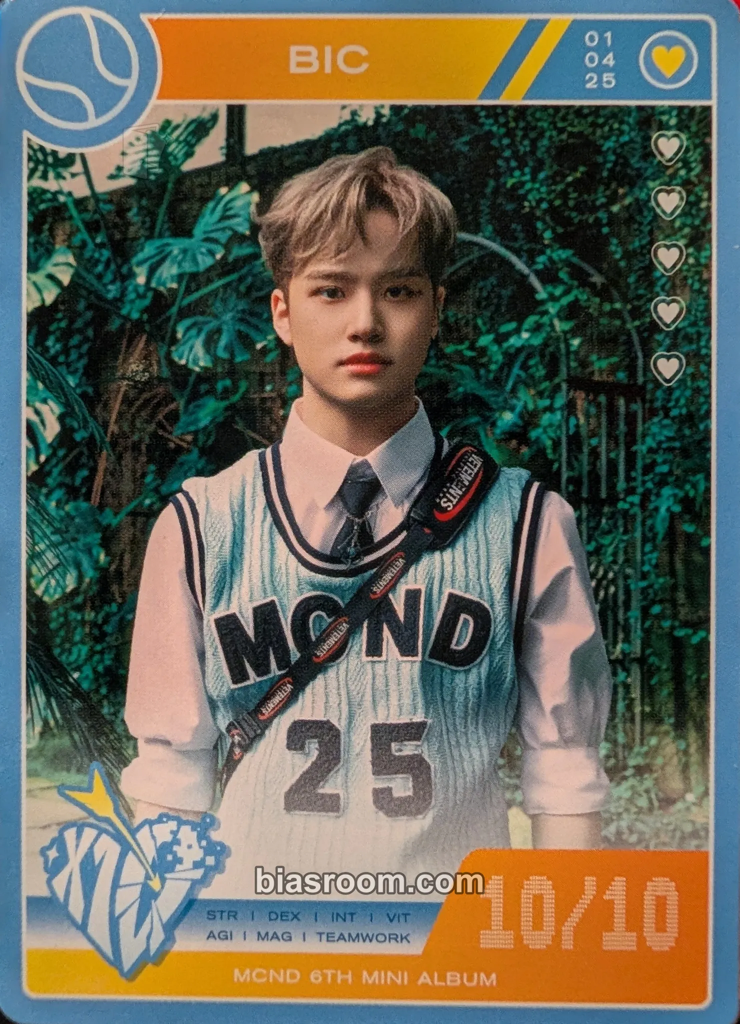 BIC X10 Photocard - MCND - MCND K-pop photocard