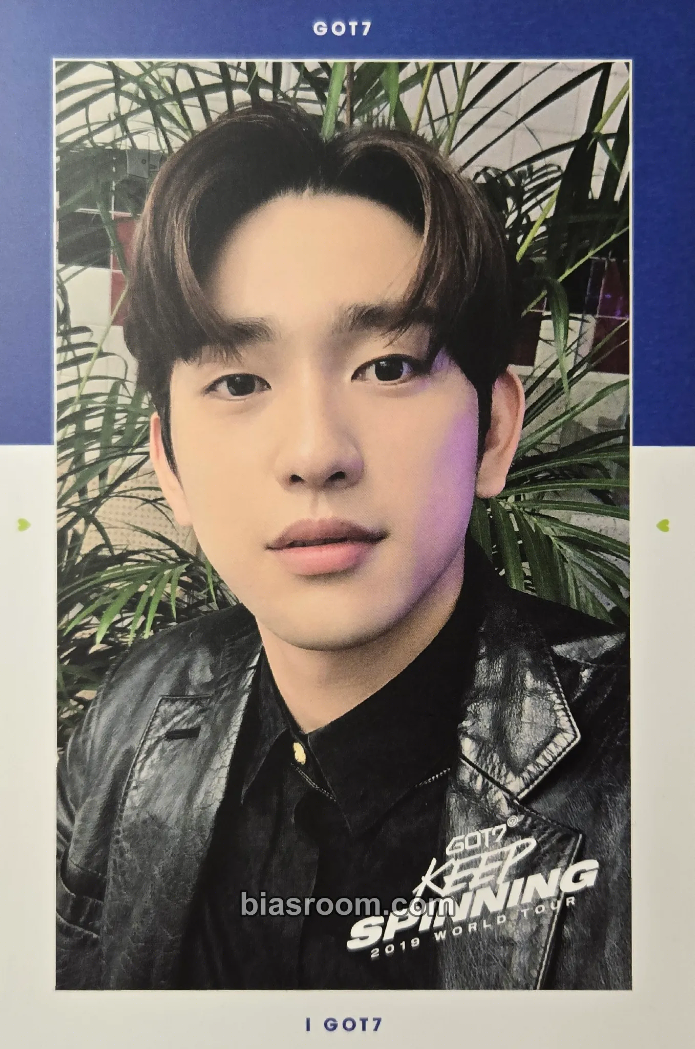 Jinyoung 2019 World Tour - Keep Spinning Photocard - GOT7 - GOT7 K-pop photocard