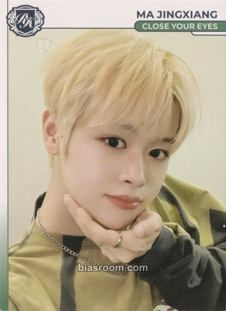 Ma Jingxiang TELECA 2025 K-POP ROOKIE COLLECTION CARDS Photocard - CLOSE YOUR EYES - CLOSE YOUR EYES K-pop photocard