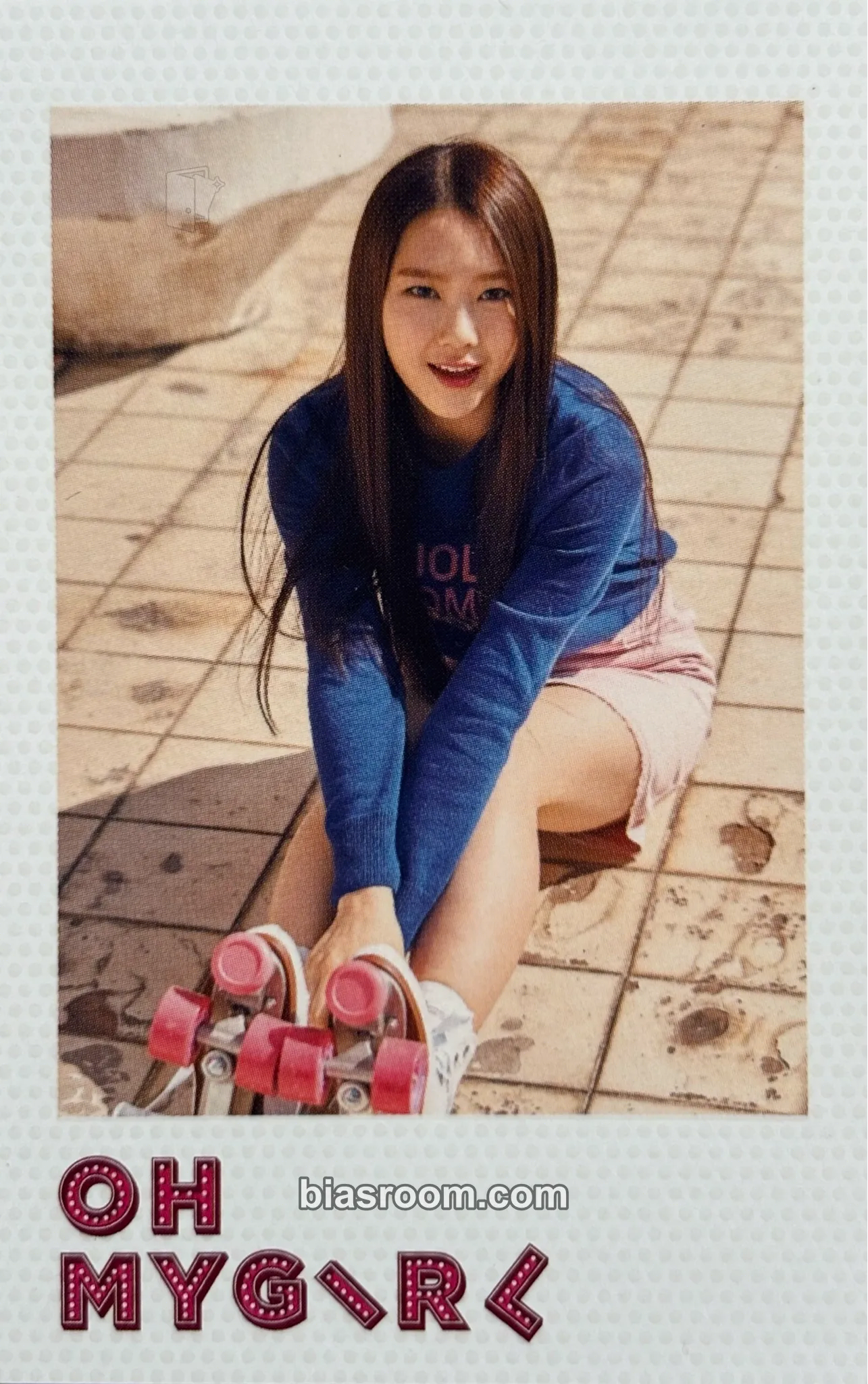 Jiho Pink Ocean Photocard - OH MY GIRL - OH MY GIRL K-pop photocard