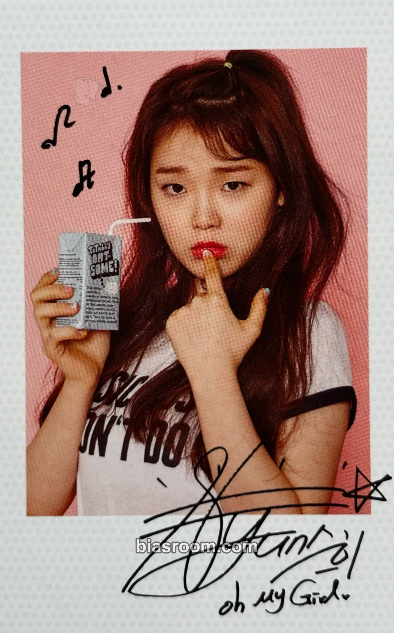 Seunghee Pink Ocean Photocard - OH MY GIRL - OH MY GIRL K-pop photocard