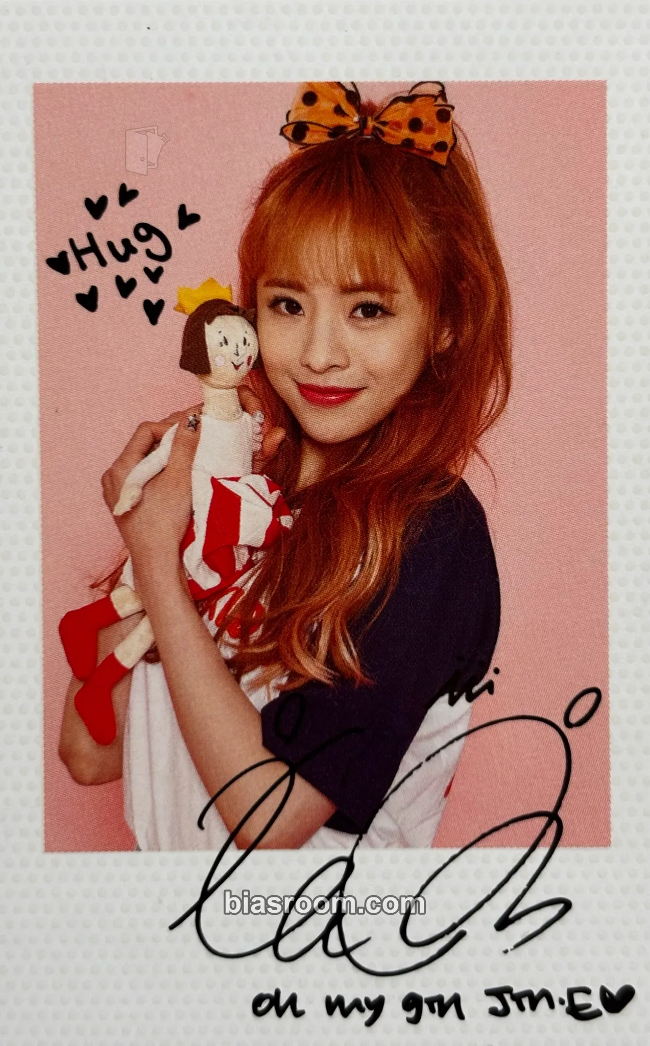 JinE Pink Ocean Photocard - OH MY GIRL - OH MY GIRL K-pop photocard