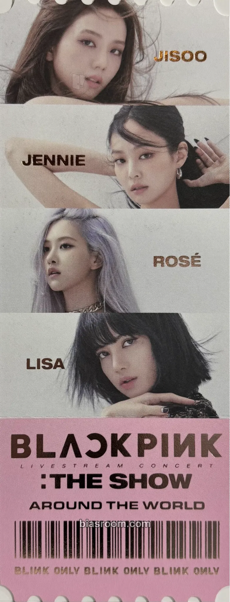 THE SHOW Event #1 MD Photocard - BLACKPINK - BLACKPINK K-pop photocard