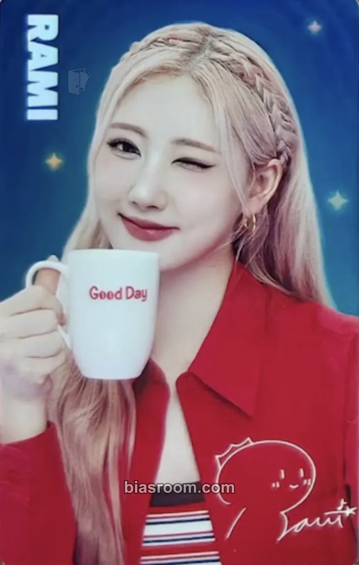 Rami Good Day Coffee X BABYMONSTER Photocard - BABYMONSTER - BABYMONSTER K-pop photocard