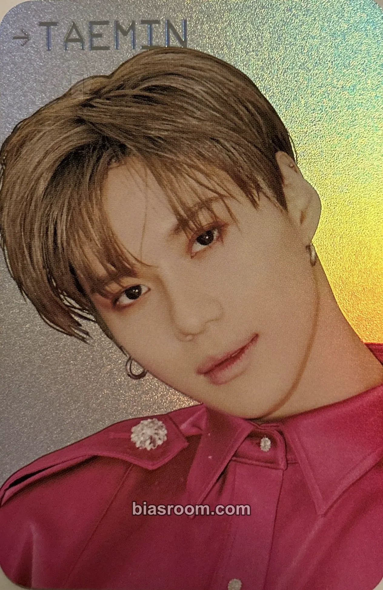 Taemin Super One Merch Photocard - SuperM - SuperM K-pop photocard