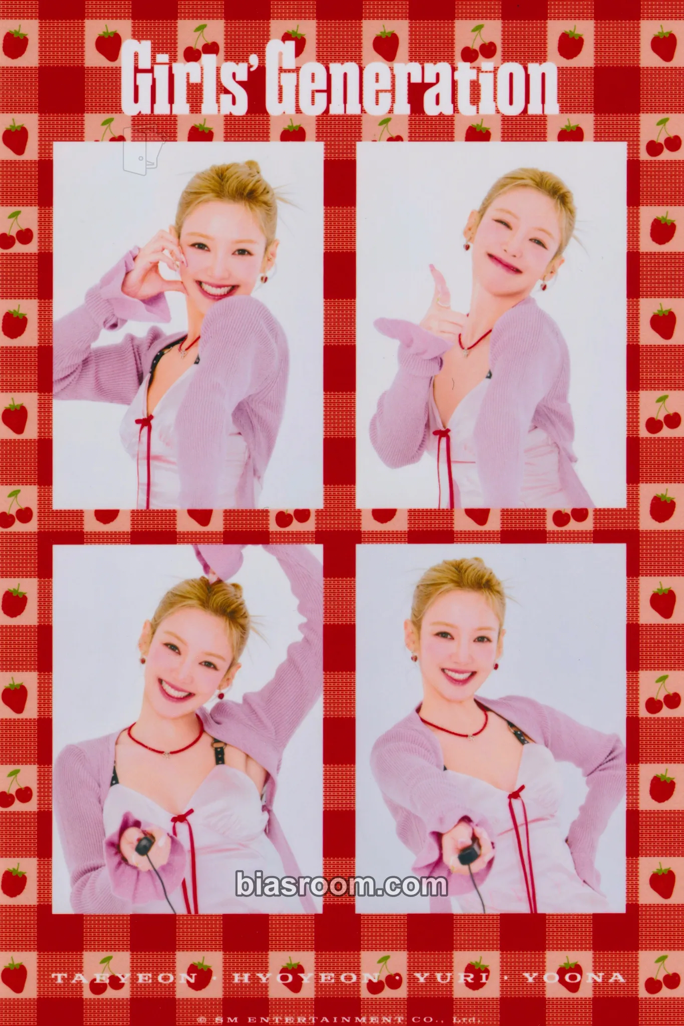 Hyoyeon Season's Greetings 2025 Photocard - Girls' Generation - Girls' Generation K-pop photocard