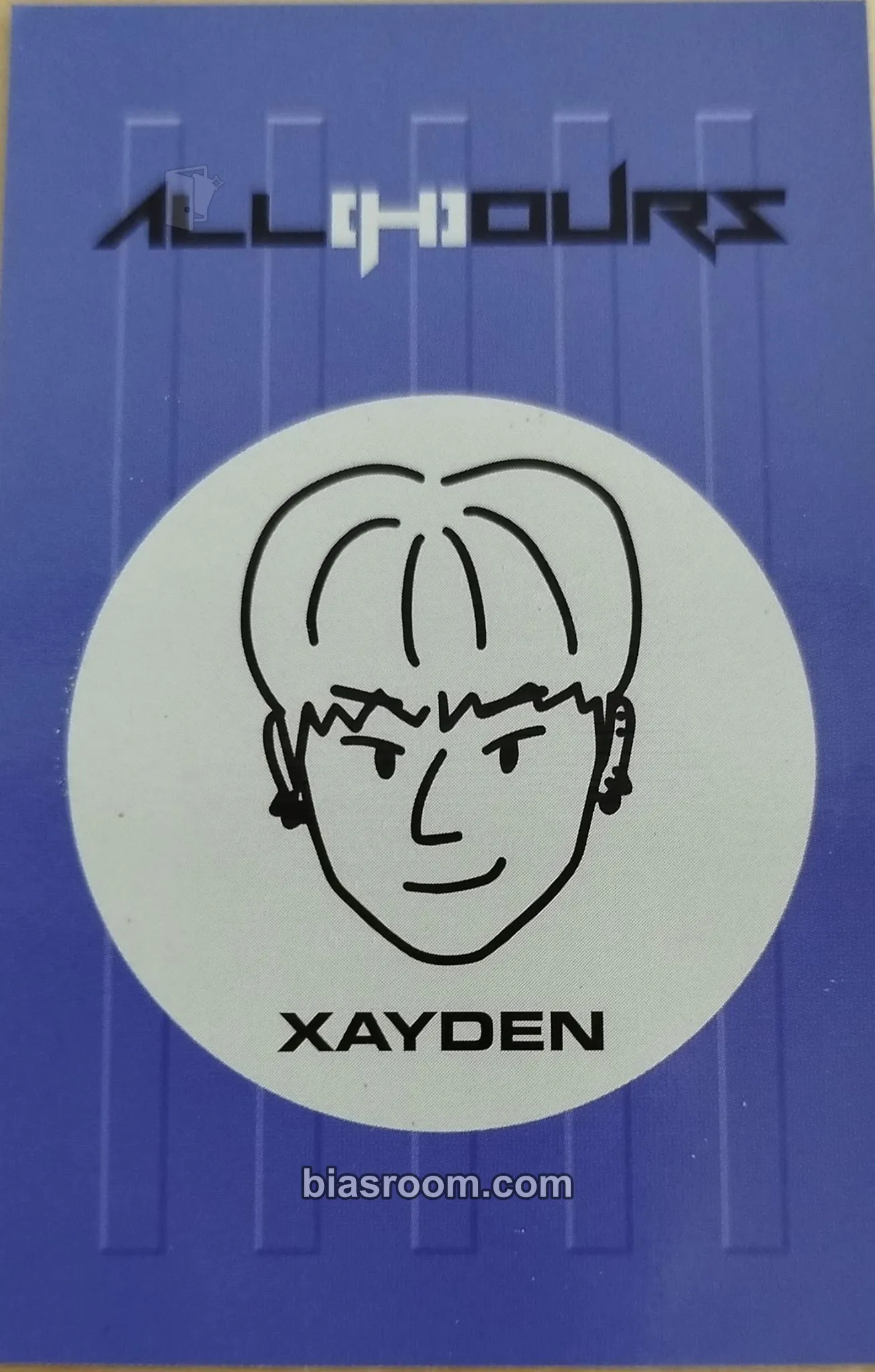 Xayden All Ours Photocard - ALL(H)OURS - ALL(H)OURS K-pop photocard