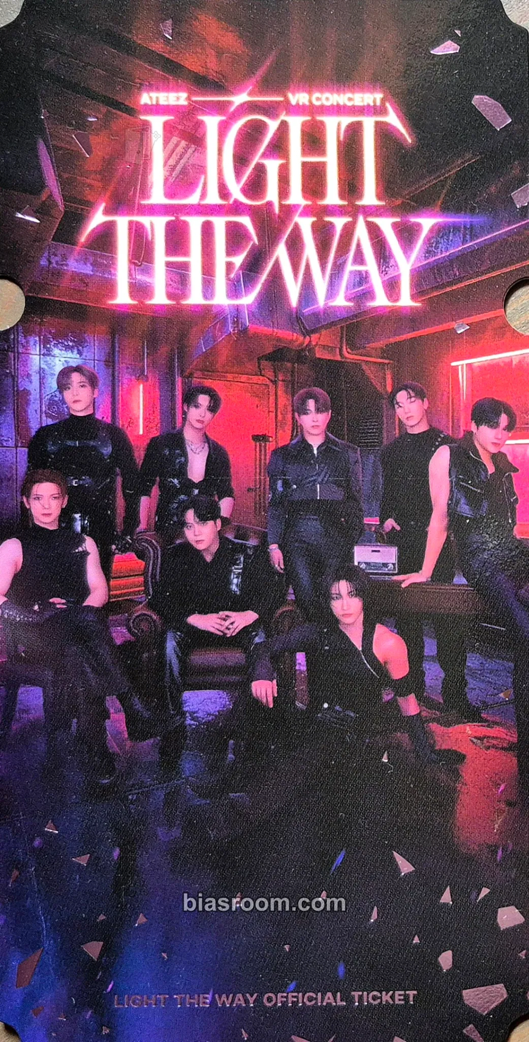 Movie & VR Concert : Light the Way Photocard - ATEEZ - ATEEZ K-pop photocard